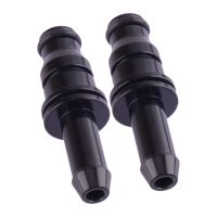 2Pcs Black Coolant Hose Connector Socket Fit for Mercedes Benz S400 S550 S600 C230 S63 S65 A0039970689