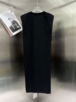 Bag Sleeveless Vest Dress 2023 New Medium Length Solid Color Long Skirt H004