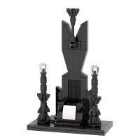 MOC1230ภาพยนตร์ MOC Throne อิฐโมเดลบล็อกตัวต่อจี้สร้อยเข้ากันได้ตุ๊กตาขยับแขนขาได้ Kids Toys การศึกษาสำหรับของขวัญสำหรับเด็ก