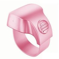 1 Piece Phone Selfie Shutter Remote Control Ring Wireless Smart Remote Control Ring Portable MiNi Bluetooth 5.1 (Pink)