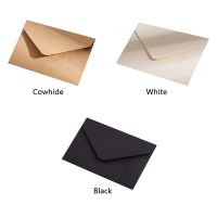 Simple Mini Vintage BrownBlackWhite Kraft Envelope