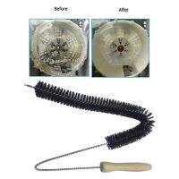 2021Wood Handle Long Cleaning Brush Water Drainage Dredge Tool Flexible Cleaner Brush Radiator Duster Long-haired Cleaning Dust