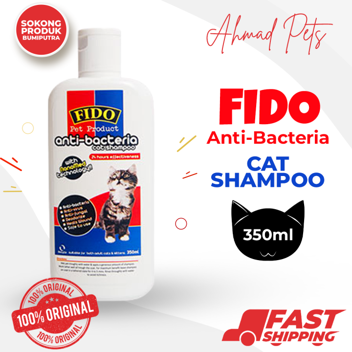 Fido AntiBacteria Cat shampoo (350ml) Lazada
