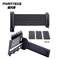 Phanteks ป้องกันการรบกวน GPU เคเบิ้ลคอมพิวเตอร์ PCIe3.0 X16 Pcie 4.0X16แนวตั้ง VGA RTX4090ยึดการ์ดสีดำ,สีขาว