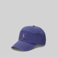 Polo Ralph Lauren หมวกผู้ชาย Cap Hat-Stretch-Cotton Twill Ball Cap รุ่น MAPOHGS0J421350 สีฟ้า