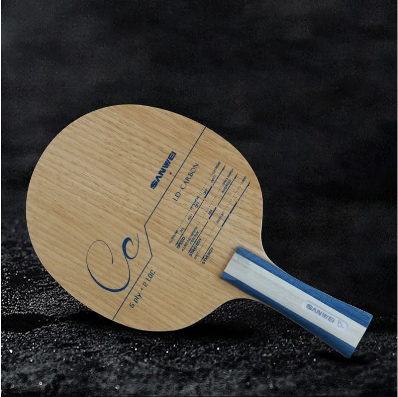 Sanwei CARBON (5+2 Carbon, OFF++) Table Tennis Blade Ping Pong