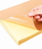 100Sheets Kraft/Glossy/Matte A4 Self Adhesive Sticker Printing Label White Paper Sticker For Laser Inkjet Printer Die-cut Sticke