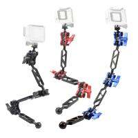 คลิปผีเสื้อ Extention Mount Adapter Diving Light Arm Ball Head Kit สำหรับ GoPro Hero 7 6 5สำหรับ OSMO Action Yi EKEN Sports Camera