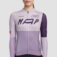 ZZOOI MAAP New Womens Team Road Cycling Jersey Autumn/Spring Comfortable Long Sleeve Mountain Racing Clothes Bicycle Quick Dry Shirt Men