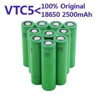 【100%-New】 MotoShark 100% ของแท้ชาร์จได้ VTC5.3.7V 2500MAh .Li-ion Battery.18650สำหรับไฟฉายของเล่นที่ US18650.VTC5.20A เครื่องมือ