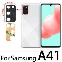 【♘COD Free Cas♘】 xuren5304977 10Pcs ด้านหลังกระจกกล้องถ่ายรูปเลนส์สำหรับซัมซุง A21s A31 A41 A51 A71 A30s A70s A50s M31s A12 A21 A31s A42กาว