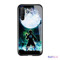 UCUCเคสมือถือ เคสโทรศัพท์ เคสRealme XT เคสเอ็กซ์ทีกันกระแทกDemon Slayerเคสแข็งอะนิเมะกระจกเทมเปอร์เคสกันกระแทกฝาครอบ