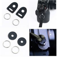 ✸ 1pair Leather Protector Cover Camera Strap Split Ring Hook for Fujifilm Canon Nikon Sony Olympus Pentax DSLR Camera