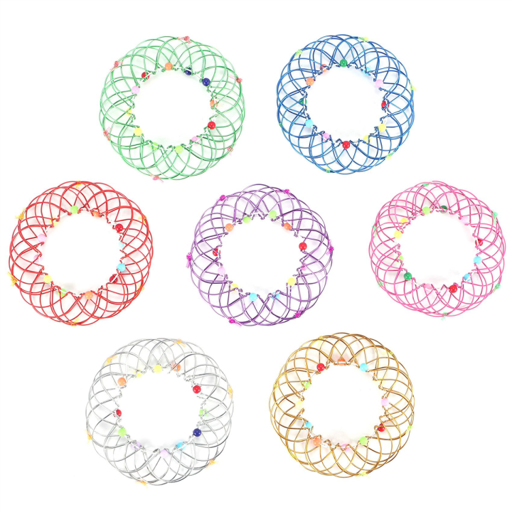 7pcs-mandala-toy-wire-fidget-toy-flexible-basket-soft-magical-toys-for-adults-kids