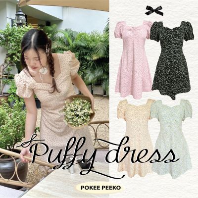 POKEE PUFFY DRESS เดรสสั้นแขนตุ๊กตา🧸✨