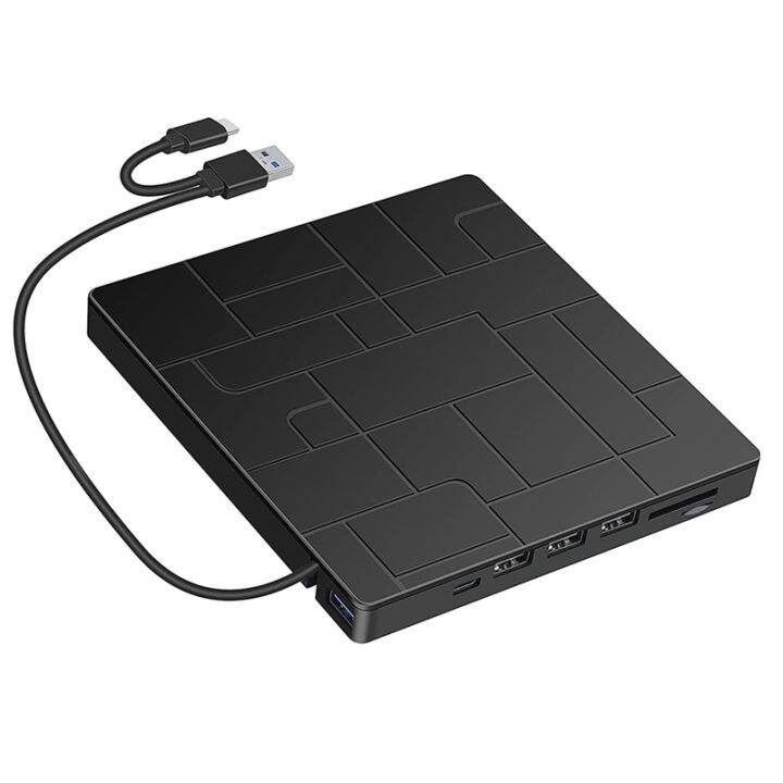 Dual Interface External CD Drive USB 3.0 DVD Drive RW CD DVD Writer