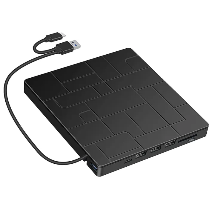 Dual Interface External CD Drive USB 3.0 DVD Drive RW CD DVD Writer