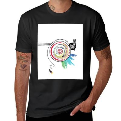 Pendulum Vinyl Music Mashup T-Shirt Oversized T Shirt Cute Clothes Plus Size Tops Mens Plain T Shirts