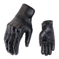 Motorcycle Gloves Leather Winter Women Men Full Finger Protective Touch Screen Hard Knuckle Motocross Motorbike Racing Moto