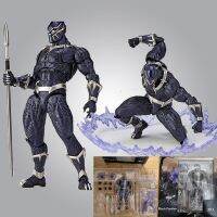 ร้านขายของเล่นเด็ก15Cm Revoltech Yamaguchi ฟิกเกอร์เสือดำสีดำเสือดำ Wakanda แอ็กชันฟิกเกอร์คอลเลกชันโมเดลของเล่นตุ๊กตาของขวัญวันเกิด