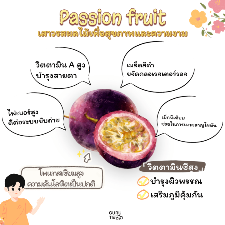 ชา-เสาวรส-ฟรีสดราย-ขนาด-30-กรัม-passion-fruit-tea