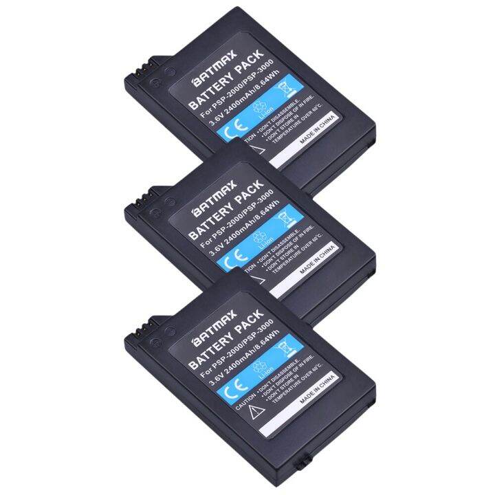 hot-deal-3ชิ้น3-6v-2400mah-psp-2000สำหรับ-psp-2000-3000คอนโซล-psp-s110