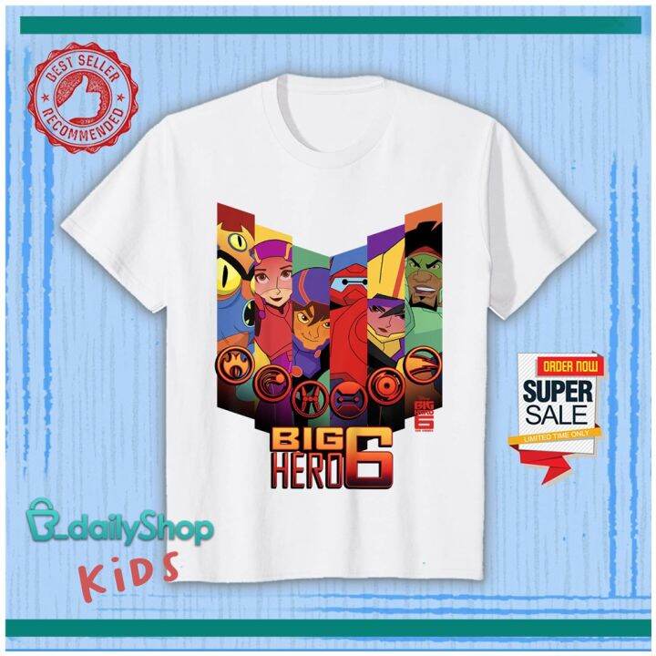 เสื้อยืดลำลองเสื้อยืด-พิมพ์ลาย-disney-big-hero-6-the-series-พรีเมี่ยม-การสูญหาย-สําหรับเด็กผู้ชาย-และเด็กผู้หญิง-b-dai