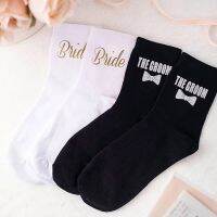 hot【cw】 Bride Groom mrs Socks wedding Engagement Newlywed Bachelor Bachelorette party bridal shower Just Married