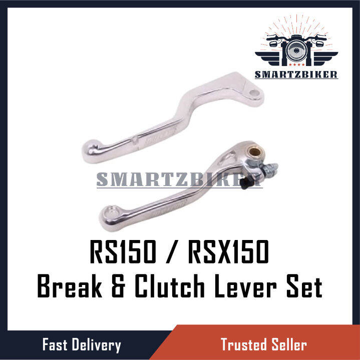 HONDA RS150 RSX150 BRAKE & CLUTCH LEVER SET ( CHROME ) RSX RSX BREAK