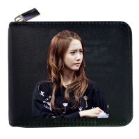 Yoona ซิปพียูกระเป๋าสตางค์ Dompet Koin เด็กพับครึ่งได้กระเป๋าใส่บัตรพับครึ่งกระเป๋านักเรียน0000