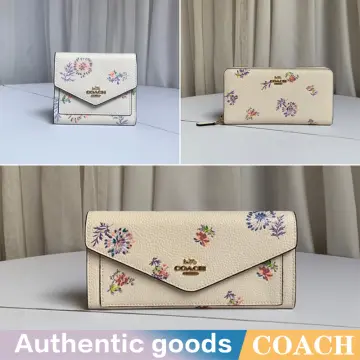 Coach Women's Small Wallet - Chalk Floral Bloom | Coggles