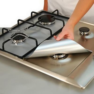 1pcs Reusable Non stick Foil Gas Hob Range Stove Top Burner Protector Liner Cover Cleaning Surface Anti oil Pad Kitchen Tool 3