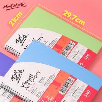 Student A4 Coil Sketch Book 8K Creative Color Lead Notebook 120 Pages 60 Loose-Leaf Thickened Paper Drawing Book Note Books Pads
