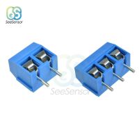 10Pcs/lot KF301-2P KF301-3P KF301-5.0-2P KF301 2Pin 3Pin 5.0mm Straight Pin Screw PCB Terminal Block Connector Blue Electrical Connectors