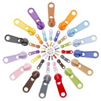 5 10pcs/set 20 Color Plastic Zipper Slider For Nylon Zipper Multicolor Nylon Zipper Puller DIY Sewing Kits