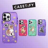 Drop proof CASETIFY phone case for iPhone 15 15pro 15promax 14 14pro 14promax 13 13pro 13promax soft case cute Cat And Dog for 12 12pro 12promax iPhone11 XR XSMAX case high-quality