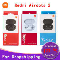 36 pieceslot Xiaomi Redmi Airdots 2 TWS Wireless Earphone AI Control Gaming Headset With Mic Original Xiaomi Airdot S Earbuds