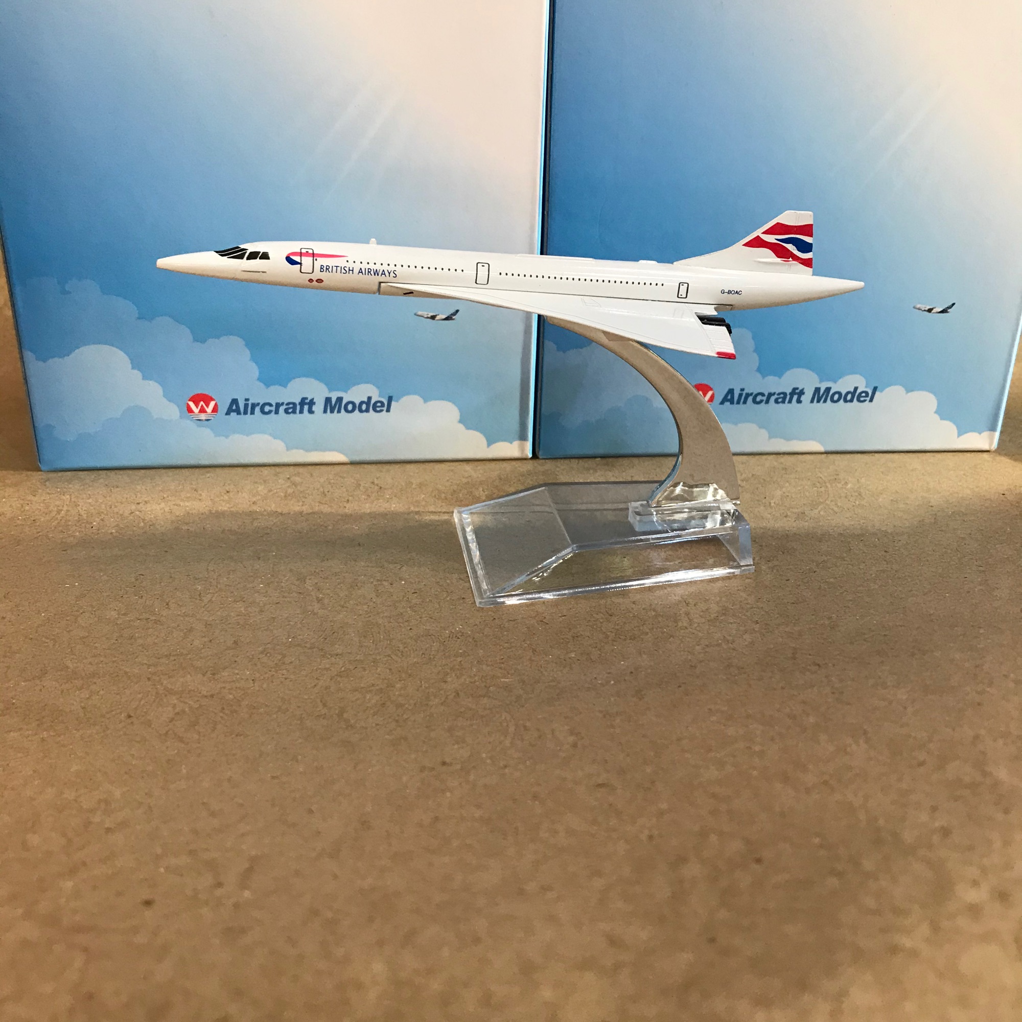 15.5cm Air British Airways Costa Concordia G-BOAC Airlines Plane Model Airplane 