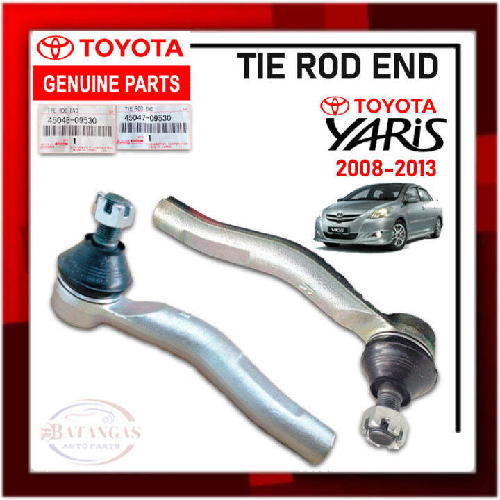 TOYOTA GENUINE TIE ROD END TOYOTA YARIS 20082013 SET PART NO 45046/