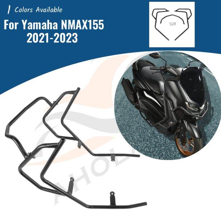 For Yamaha NMAX155 2021 2022 2023 Motorcycle Highway Engine Guard Crash Bar Frame Falling Protection Bumper NMAX 155 Accessories