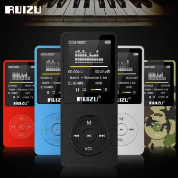  Reproductor Mp3, Ruizu X02 Ultra Slim Music Player FM