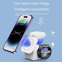 ❁❦ 15W 3 in 1 Magnetic Wireless Charger Portable Mobile Phone Charging Stand for iPhone 14 13 12 11 Pro Max Apple Watch Airpods Pro