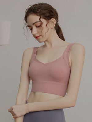 [COD] Big U-shaped beautiful back high-strength sports underwear womens shockproof running big chest anti-sagging fitness summer yoga bra