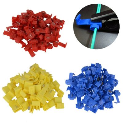 50pcs Quick Connector Cable Lugs Current Thieves Branch ConnectorTerminals Wire Connector Kit Lot Replace Replacement Accessori