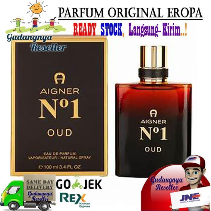 Parfum Pria Aigner No1 No 1 Oud EDP Minyak Wangi Original Eropa