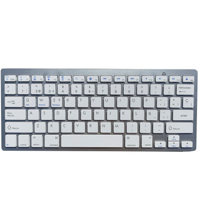 78 Keys Wireless Keyboard Bluetooth--compatible RussianGermanKoreanSpanishFrenchArabicThai for iPadWindows OSMacAndroid