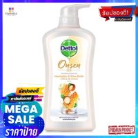 เดทตอลเจลอาบน้ำ ออนเซ็น นอริชชิ่ง 500กผลิตภัณฑ์ดูแลผิวDETTOL SHOWER GEL ONZEN NOURISHING 500G