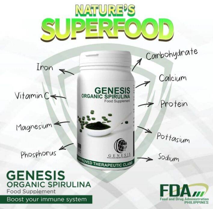 GENESIS Organic Spirulina by Dr Joseph Lee (150 tablets
