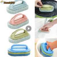 【CC】✓  Sponge Cleaning Handle Tiles Stove Bathtub Sink Dish Pot