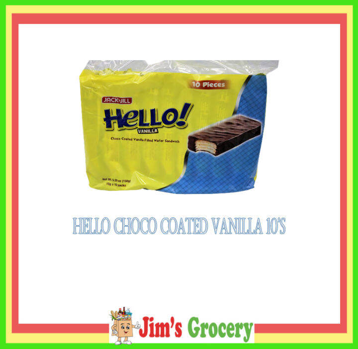 JIMS JACK N JILL HELLO COATED VANILLA 10'S (1 PACK) | Lazada PH